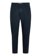 Topman Mens Navy Relaxed Tapered Chinos