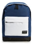 Topman Mens Nicce Blue, White And Black Taping Backpack