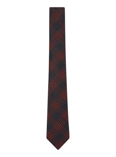 Topman Mens Multi Rust Check Tie