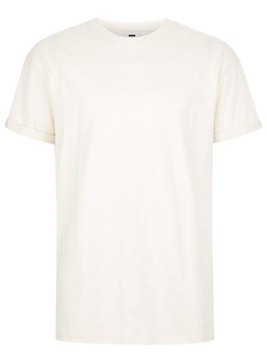 Topman Mens Stone Ecru Oversized Roller T-shirt