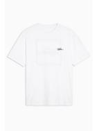 Topman Mens Signature White Printed T-shirt