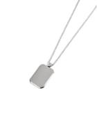 Topman Mens Silver Dogtag Necklace*