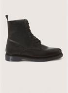 Topman Mens Black Leather Slater Lace Up Boots