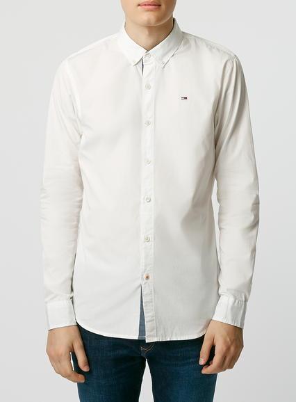 Topman Mens Hilfiger Denim White Shirt