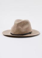 Topman Mens Brown Camel Marl Puritan Hat