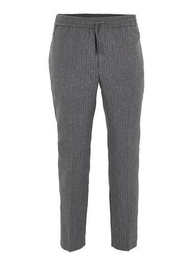 Topman Mens Grey Pinstripe Smart Joggers