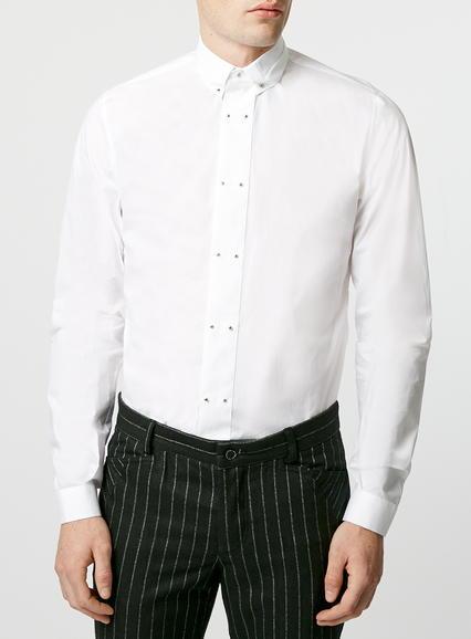 Topman Mens Rogues Of London White Dinner Shirt