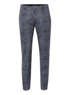 Topman Mens Blue Puppytooth Skinny Fit Suit Pants