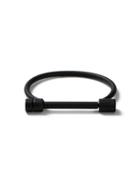 Topman Mens Black Bolt Bangle*