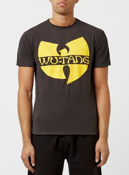 Topman Mens Charcoal Amplified Wu Tang Clan Tee*