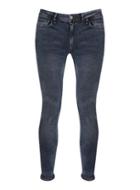 Topman Mens Dark Blue Spray On Skinny Jeans