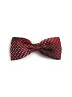 Topman Mens Red Check Bow Tie*