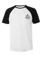 Topman Mens Black And White Age Of Unknown Print T-shirt