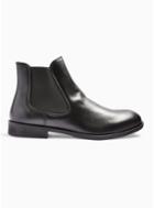 Selected Homme Mens Selected Homme Black Leather Louis Leather Chelsea Boot
