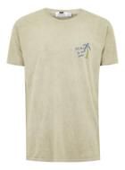 Topman Mens Green Gray 'relax2max' T-shirt