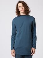 Topman Mens Blue Co-ord Longline Loungewear T-shirt