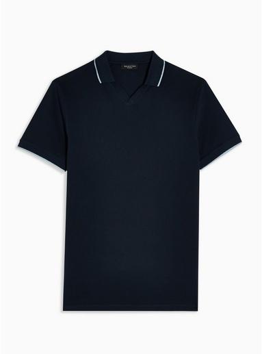 Selected Homme Mens Selected Homme Navy King Organic Cotton Polo
