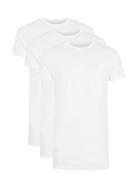 Topman Mens White Muscle Fit Longline T-shirt Multipack*