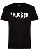 Topman Mens Black 'thugger' T-shirt