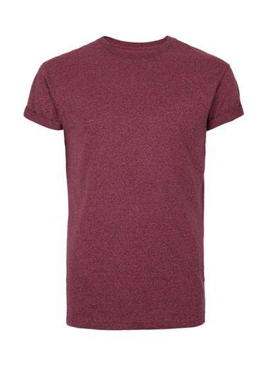 Topman Mens Pink And Black Salt And Pepper Muscle Fit T-shirt