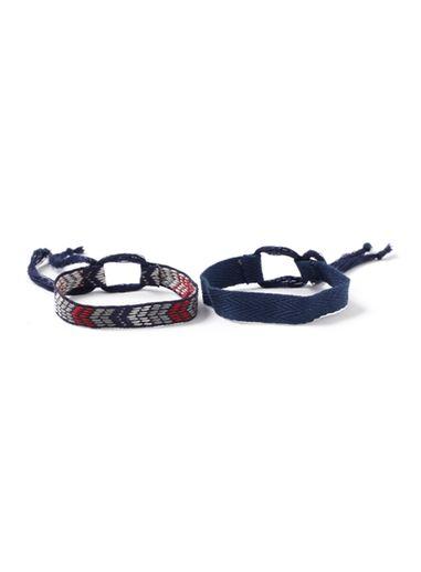 Topman Mens Blue Navy Festival Band Bracelet