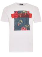 Topman Mens White Selected Homme Short Sleeve Organic Cotton T-shirt