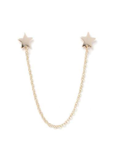 Topman Mens Gold Look Star Collar Tips*