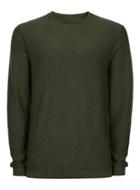 Topman Mens Green Selected Homme Kennet Jumper