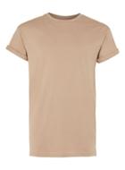 Topman Mens Brown Muscle Roller T-shirt