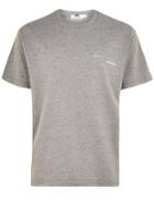 Topman Mens Metallic Gray 'explicit' T-shirt