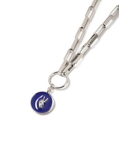 Topman Mens Silver Peace Necklace*