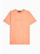 Nicce Mens Nicce Orange Chest Logo Mercury T-shirt