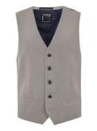 Topman Mens Red Burgundy And Gray Puppytooth Lightweight Suit Vest