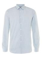 Topman Mens Light Green Long Sleeve Dress Shirt