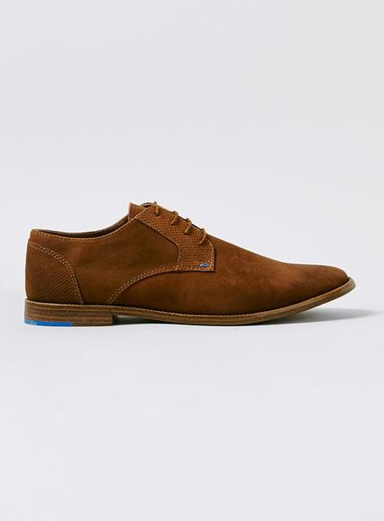 Topman Mens Brown Tan Desert Shoes