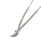 Topman Mens Silver Look Tooth Pendant Necklace*