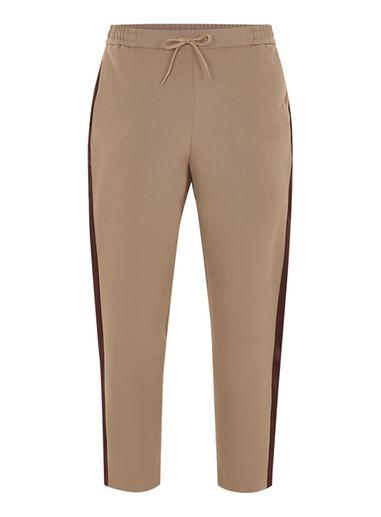 Topman Mens Stone Smart Joggers With Satin Side Stripe