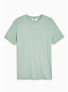 Topman Mens Sage Green Classic T-shirt
