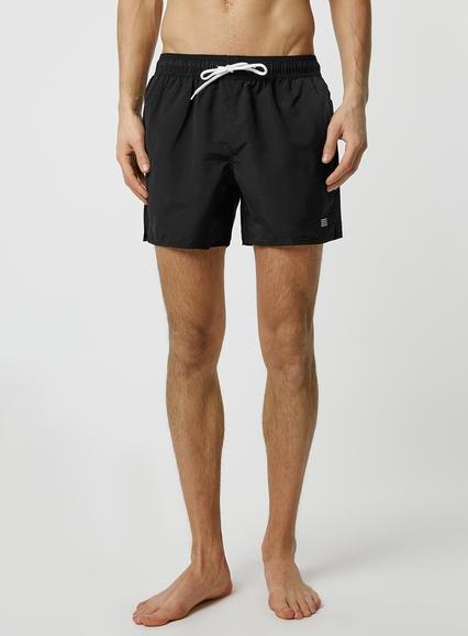 Topman Mens Black Swim Shorts