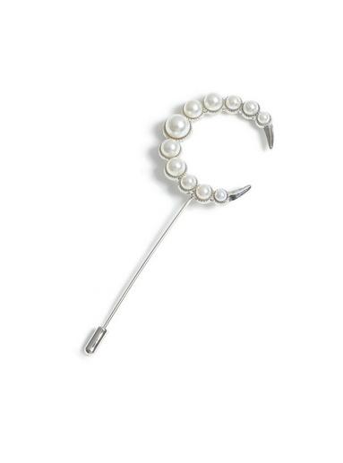 Topman Mens Cream Pearl Lapel Pin*