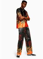Jaded Mens Multi Jaded Flame Shirt*