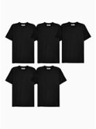 Topman Mens Black T-shirt 5 Pack*