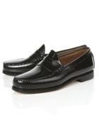 Topman Mens Black Bass Weejuns 'larson' Shoes
