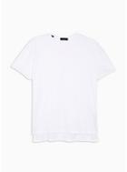 Selected Homme Mens Selected Homme White Organic Cotton T-shirt