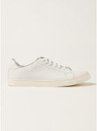 Topman Mens White Leather Troy Sneakers