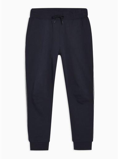 Topman Mens Navy Piped Joggers