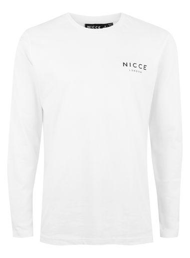 Topman Mens Nicce's White Long Sleeve T-shirt