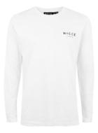 Topman Mens Nicce's White Long Sleeve T-shirt