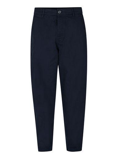 Topman Mens Blue Selected Homme Navy Relaxed Fit Chinos