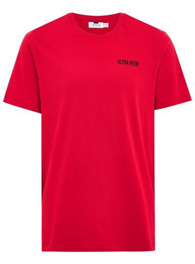 Topman Mens Red Manga T-shirt